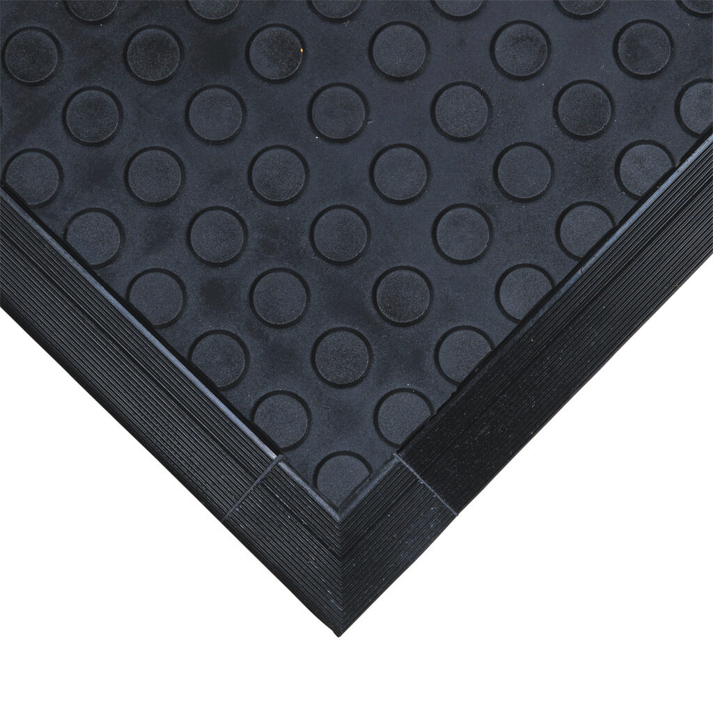 1602-4097 - ASO Safety Solutions safety contact mat, 12 x 36in, integrated taper edge, 24 VAC/VDC operating voltage, polyurethane contact surface, black, IP65, 19.6ft/6m cable length, pigtail.
