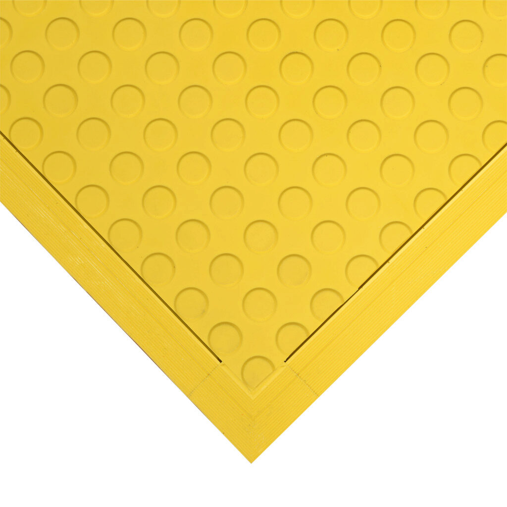 1602-5380 - ASO Safety Solutions safety contact mat, 24 x 36in, integrated taper edge, 24 VAC/VDC operating voltage, polyurethane contact surface, yellow, IP65, 19.6ft/6m cable length, pigtail.