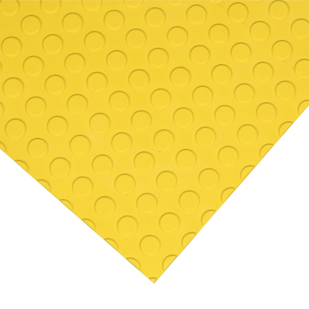 1602-5391 - ASO Safety Solutions safety contact mat, 24 x 48in, straight edge, 24 VAC/VDC operating voltage, polyurethane contact surface, yellow, IP65, 4.7in/120mm cable length, (1) 3-pin male M8 connector and (1) 3-pin female M8 connector.