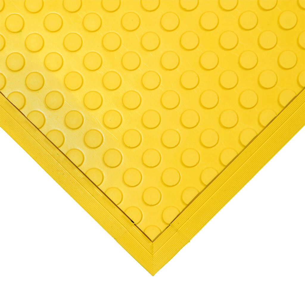1602-6390 - ASO Safety Solutions safety contact mat, 24 x 60in, integrated taper edge, 24 VAC/VDC operating voltage, polyurethane contact surface, yellow, IP65, 19.6ft/6m cable length, pigtail.