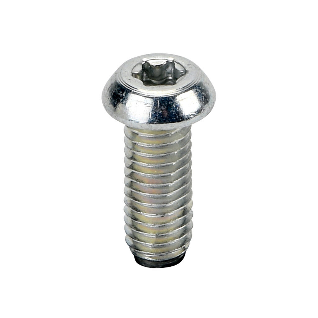 161103 - FATH T-25 Torx head self-tapping screw, silver, S6 x 16mm, zinc plated steel, slot size 6. Package of 10. For use with all 1in and 2in profile T-slotted rails. Manufacturer part number: 093S0616T.