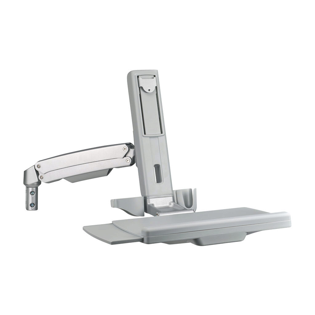 162901 - FATH 4-axis workstation, silver, 936 x 410 x 488mm, die-cast aluminum/plastic/steel, slot size 8/10. For use with all 1.5in, 3in, 40mm, 45mm, 80mm and 90mm profile T-slotted rails. Mounting hardware included. Manufacturer part number: 6MH...