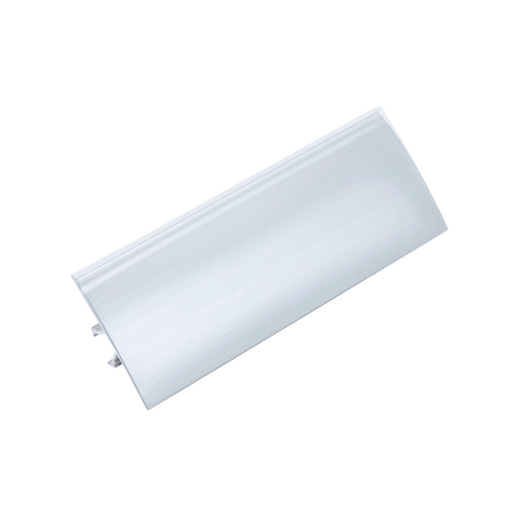 162966 - FATH label clip, gray, PVC, slot size 10. Package of 10. For use with all 45mm and 90mm profile T-slotted rails. Manufacturer part number: 093LC36N0810.