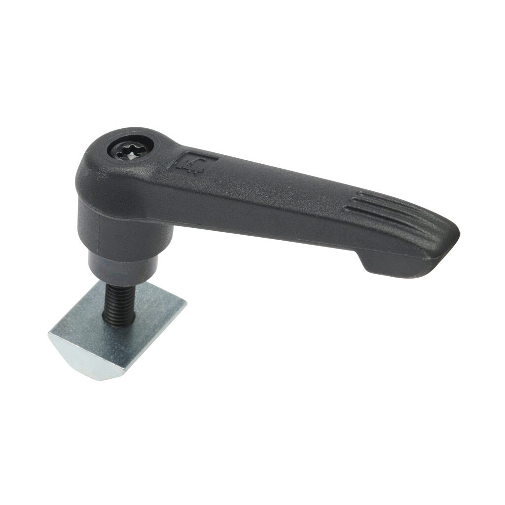 166350 - FATH L-handle brake, black, plastic/steel, slot size 8. For use with FATH single- and double-flange linear bearings. Manufacturer part number: 093SDFB02.