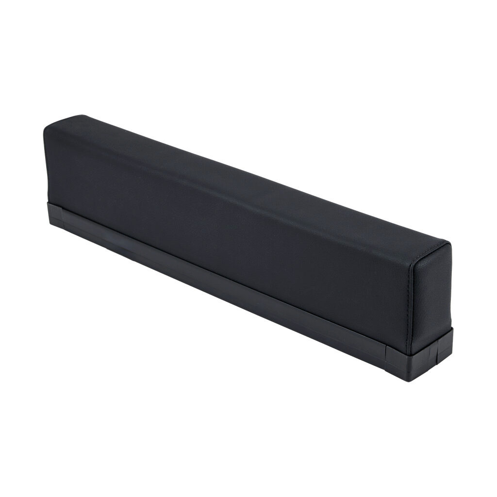 1701-6160 - ASO Safety Solutions safety contact bumper, 60 x 100mm, 1.5ft length, black, (1) 3-pin male M8 connector and (1) 3-pin female M8 connector, 4.7in/120mm cable length. Aluminum mounting rail included.