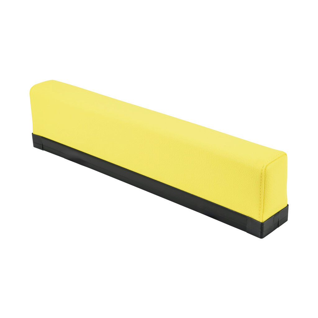 1701-6280 - ASO Safety Solutions safety contact bumper, 60 x 100mm, 1.5ft length, yellow, (1) 3-pin male M8 connector and (1) 3-pin female M8 connector, 4.7in/120mm cable length. Aluminum mounting rail included.