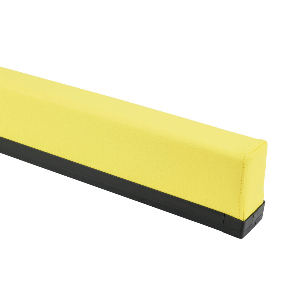 1701-6310 - ASO Safety Solutions safety contact bumper, 60 x 100mm, 4ft length, yellow, (1) 3-pin male M8 connector and (1) 3-pin female M8 connector, 4.7in/120mm cable length. Aluminum mounting rail included.