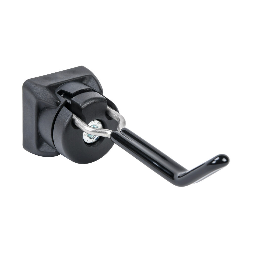 172484 - FATH tool hook, black, 66/27 - 13, glass ball reinforced nylon/stainless steel/steel, slot size 8/10. For use with all 1.5in, 3in, 40mm, 45mm, 80mm and 90mm profile T-slotted rails. Manufacturer part number: 6TH240NA903091S01.
