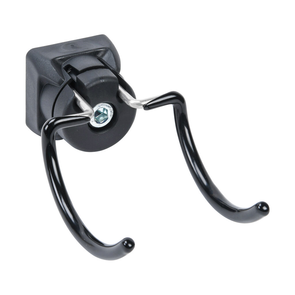 172493 - FATH tool double hook, black, R35 - 67, glass ball reinforced nylon/stainless steel/steel, slot size 8/10. For use with all 1.5in, 3in, 40mm, 45mm, 80mm and 90mm profile T-slotted rails. Manufacturer part number: 6TH240NR3091S01.