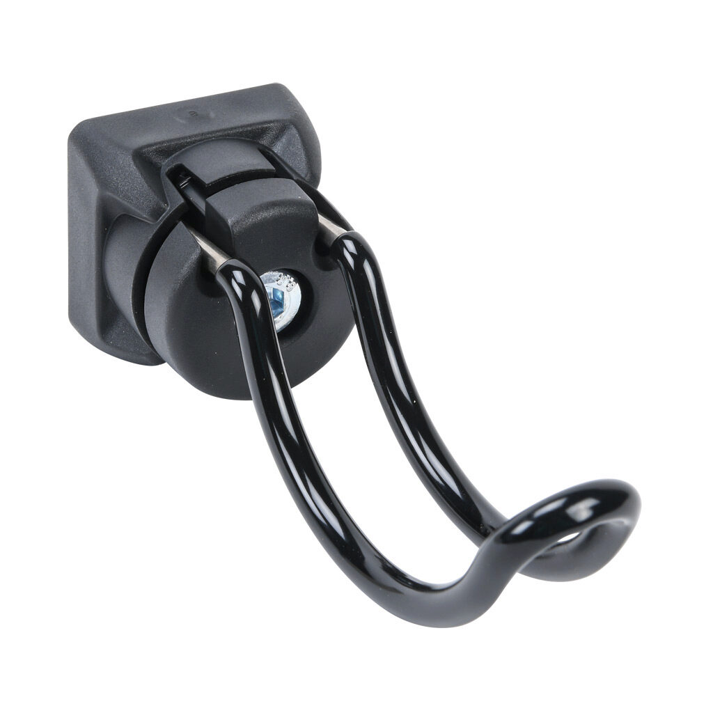 172496 - FATH tool hook, black, R35 - 27, glass ball reinforced nylon/stainless steel/steel, slot size 8/10. For use with all 1.5in, 3in, 40mm, 45mm, 80mm and 90mm profile T-slotted rails. Manufacturer part number: 6TH240NR4091S01.