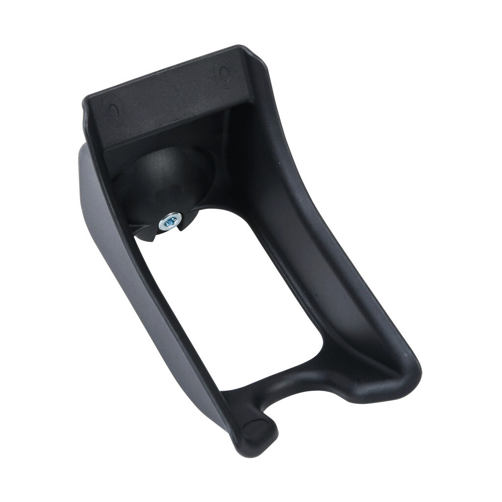 172503 - FATH packing tape hand dispenser holder, black, glass ball reinforced nylon/stainless steel/steel, slot size 8/10. For use with all 1.5in, 3in, 40mm, 45mm, 80mm and 90mm profile T-slotted rails. Manufacturer part number: 6TM840NPT91.
