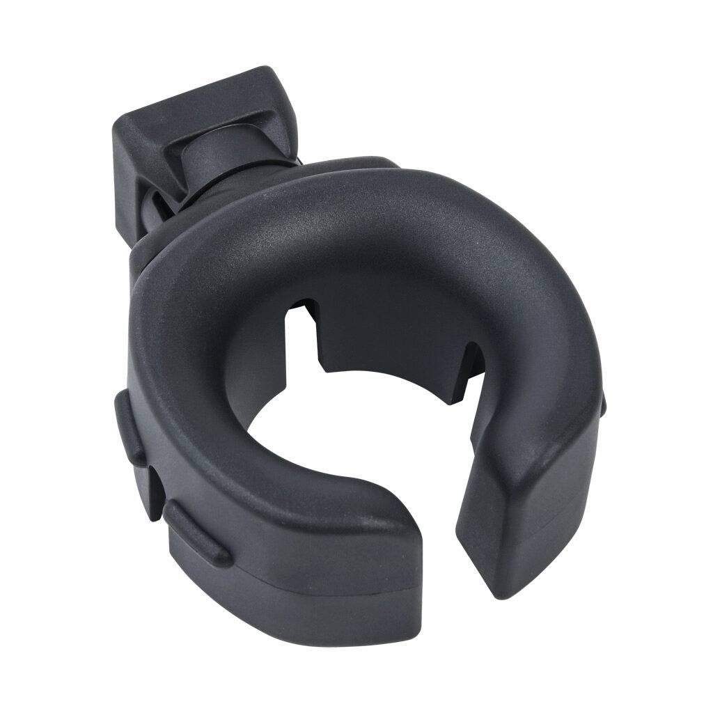 172537 - FATH drill/driver holder, black, glass ball reinforced nylon/stainless steel/steel, slot size 8/10. For use with all 1.5in, 3in, 40mm, 45mm, 80mm and 90mm profile T-slotted rails. Manufacturer part number: 6TM840NL12591S01.