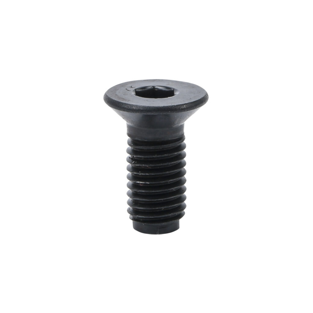 172551 - FATH flat head socket self-tapping screw, black, S7 x 16mm, steel, slot size 8. Package of 10. For use with all 1.5in, 3in, 40mm and 80mm profile T-slotted rails. Manufacturer part number: 093S0716CP10.