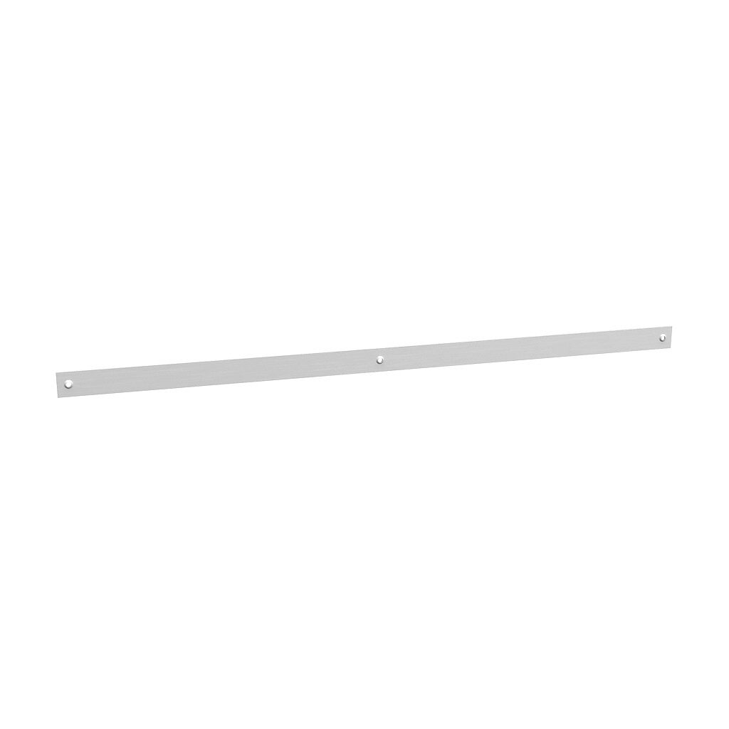18S48 - Hammond enclosure terminal strap, 45.5in length, 43.6in usable length, carbon steel, vertical or horizontal mount, RAL 9003 white, powder coat finish. For use with 48in (H or W) 1418 wall-mount enclosures. Mounting hardware included.