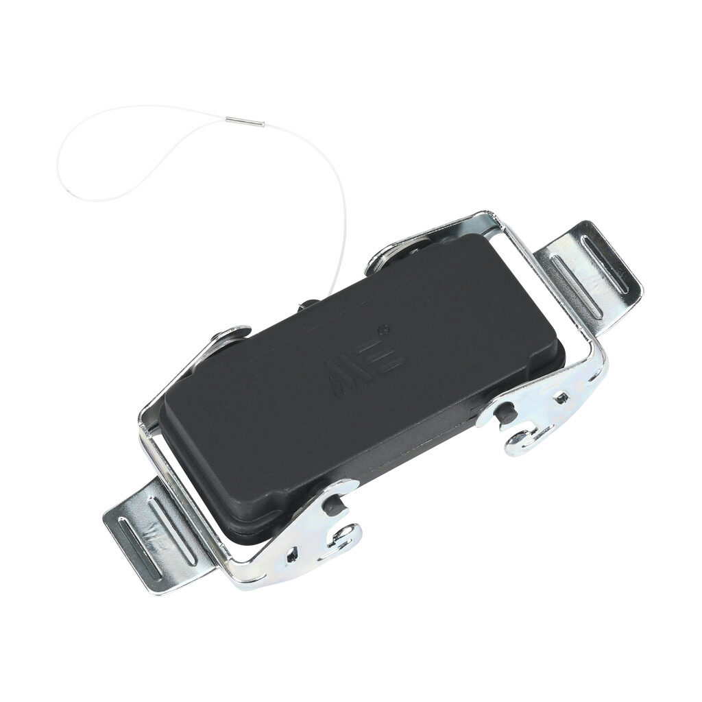 29654S - METE cover housing, double lever, connector housing size 16B, gray, heavy-duty thermoplastic. For use with METE size 16B 4-peg connector housings.