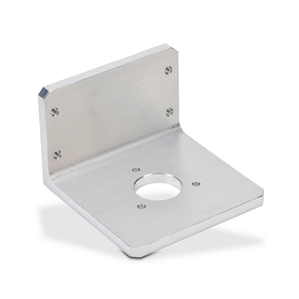 2ET-035D - JTEKT right angle bracket, metal. For use with JTEKT TRDA-2E series encoders. Bracket and encoder mounting hardware included.