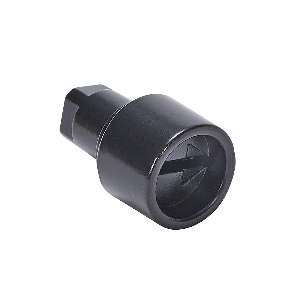 2SLI - Hammond enclosure latch insert, replacement, slotted, die-cast zinc, black matte finish. For use with Eclipse series enclosures with standard 1/4-turn latch.