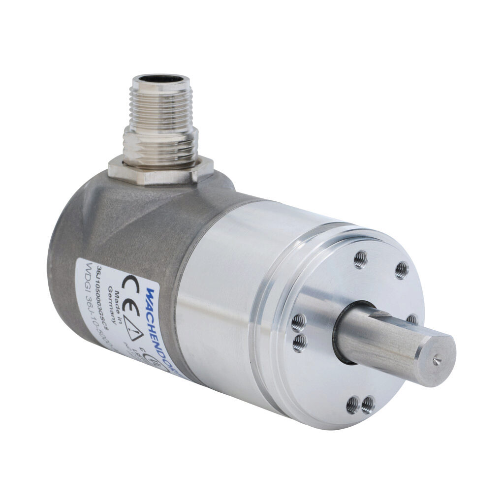 36J1050003GSC8 - Wachendorff Automation WDGI 36J series incremental (quadrature) rotary encoder, 5-30 VDC, universal (line driver or NPN/PNP open collector) output, heavy duty, 5000 ppr, 10mm solid shaft, 36mm diameter body, IP67 and IP69K, radial...