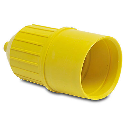 5200BC - Bryant weather boot, high visibility yellow. For use with 15A locking, 15A straight blade, and 20A straight blade connectors.