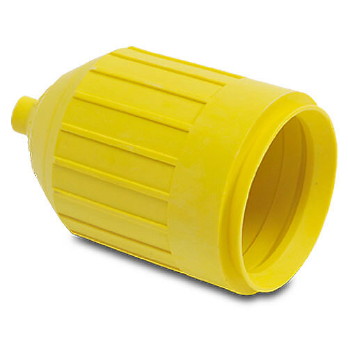 5200BP - Bryant weather boot, high visibility yellow. For use with 15A locking, 15A straight blade, and 20A straight blade plugs.