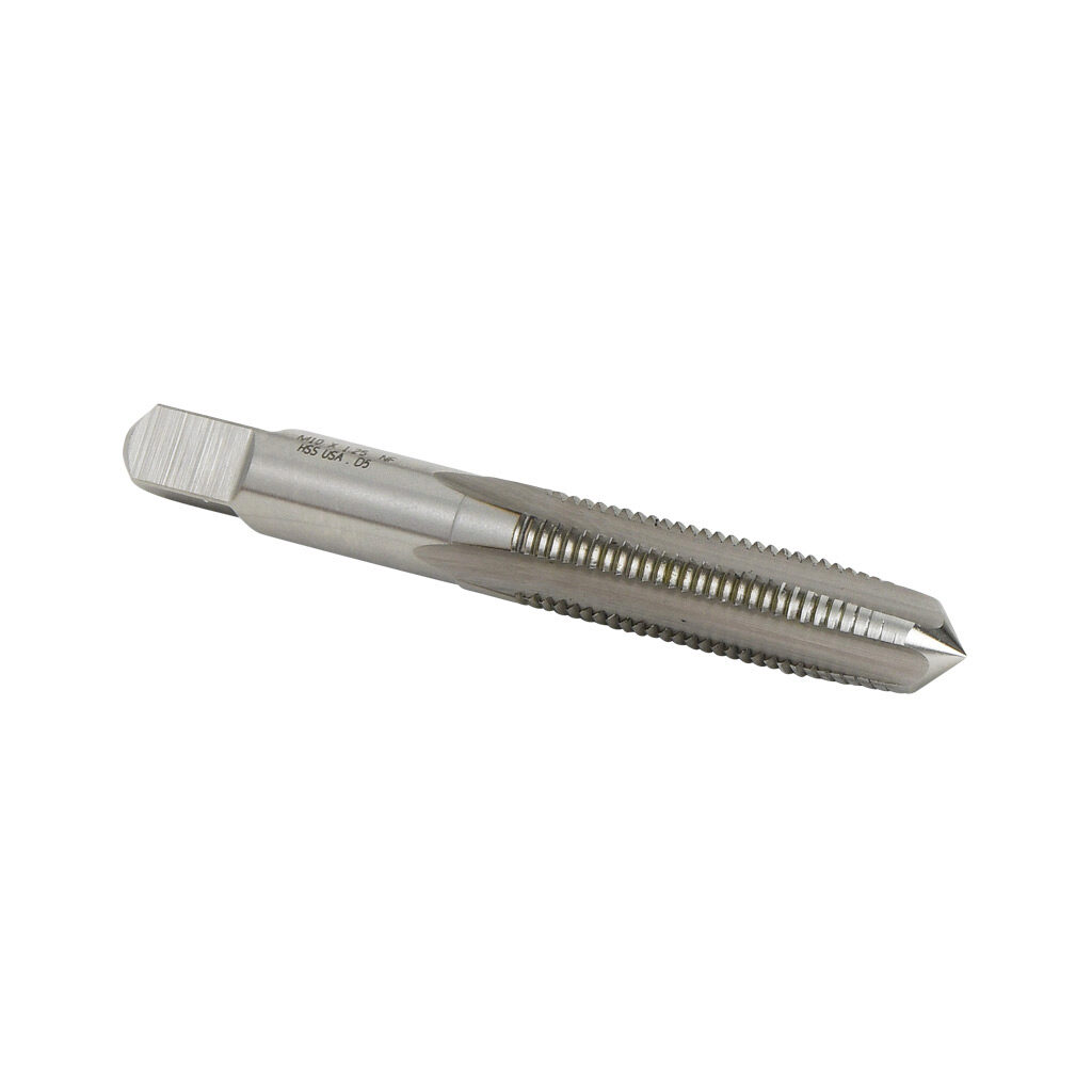 54831 - Viking hand tap, M10 X 1.25 UNF, high-speed steel (HSS), bright finish.