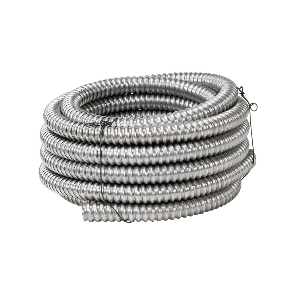 55082321 - Southwire Alflex flexible metallic conduit, reduced wall aluminum, 3/4in trade size, UL-1 Listed, 25ft/7.6m coil length.