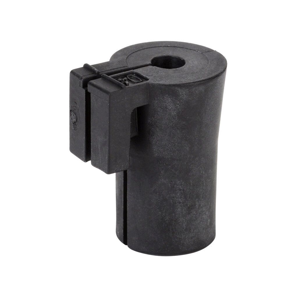 568339 - Murrplastik KDT/X series small grommet, 1 opening(s), TPE, black, accepts 4-5mm diameter cable. Package of 4. For use with Murrplastik KDL/D series cable entry system frame.