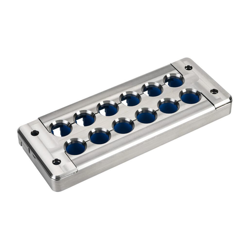 591000 - Murrplastik KDL/H-VA-FDA series cable entry system frame, stainless steel frame, 24-pin frame, (12) small opening(s), IP69K. Requires (12) Murrplastik KDT/X-FDA series small grommets.