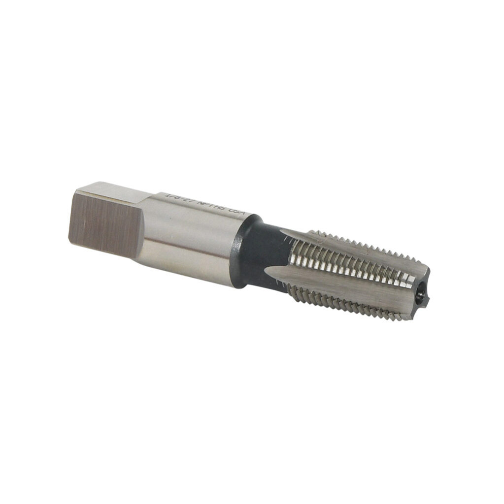 59361 - Viking pipe tap, 1/8-27 NPT, high-speed steel (HSS), bright finish.