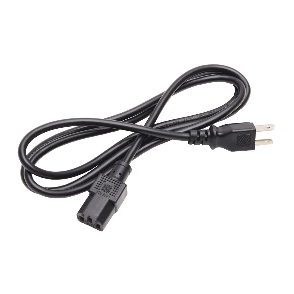 6003-0941 - Datalogic US power cord, replacement. For use with Datalogic power supply 8-0935.