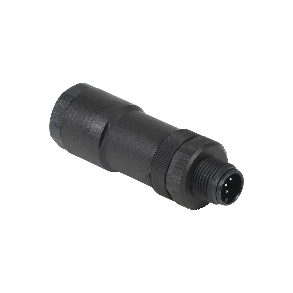 7000-12801-0000000 - Murrelektronik connector, field-wireable, 5-pin M12 axial male A-coded, accepts cable diameter size (2) 1-3mm or (2) 4-5mm, 18 AWG, screw terminal connection, IP67.
