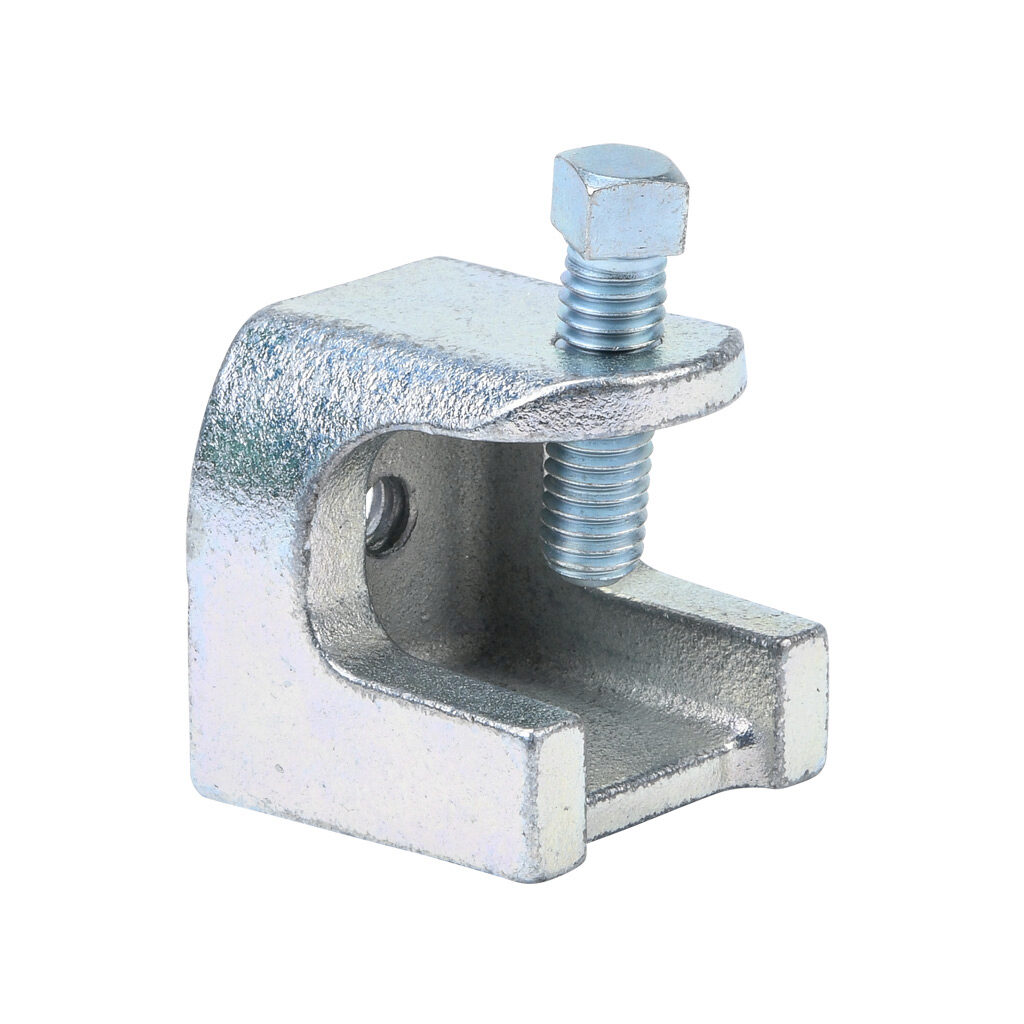 701-6 - Minerallac screw-on beam clamp, 525 lbs. Package of 6. For use with flanges up to 3/4in and 5/16-18 threaded rod.