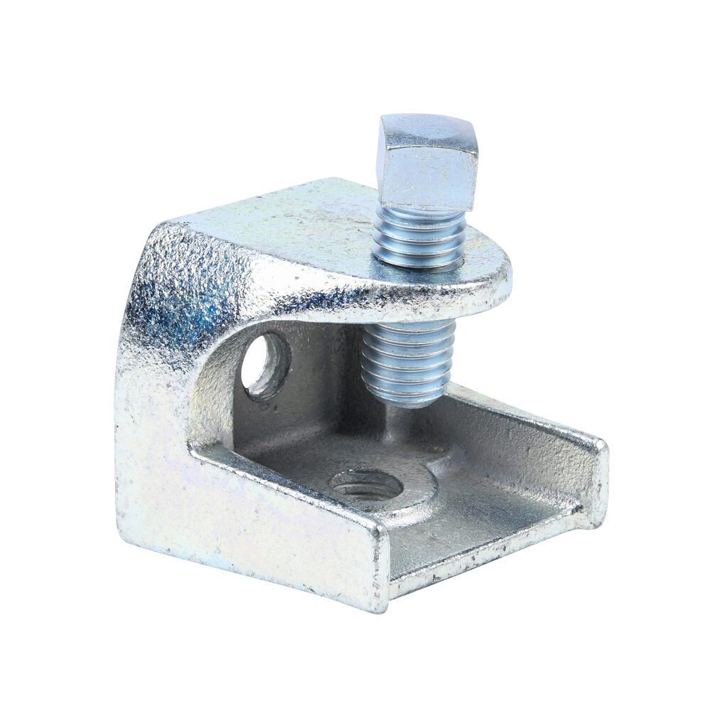 703-6 - Minerallac screw-on beam clamp, 900 lbs. Package of 6. For use with flanges up to 7/8in and 1/2-13 threaded rod.