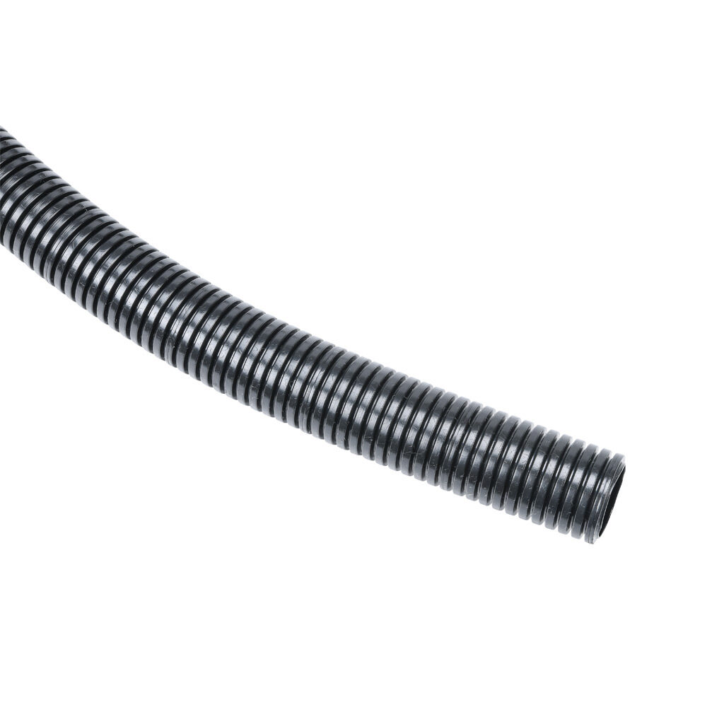 838129 - Murrplastik EW-PAB solid flexible corrugated tubing, modified polyamide 6, M32/P29 tubing size, black, 32.8ft/10m coil length.