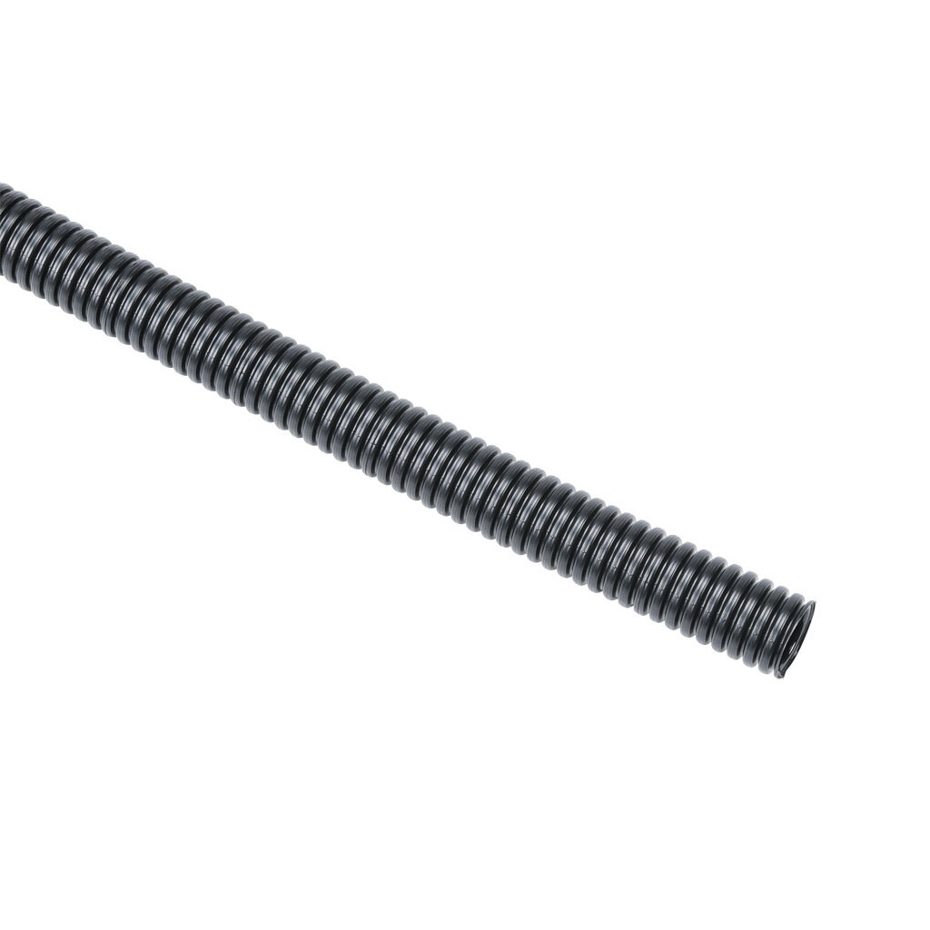 838511 - Murrplastik EW-PAB solid flexible corrugated tubing, modified polyamide 6, M16/P11 tubing size, black, 164ft/50m coil length.