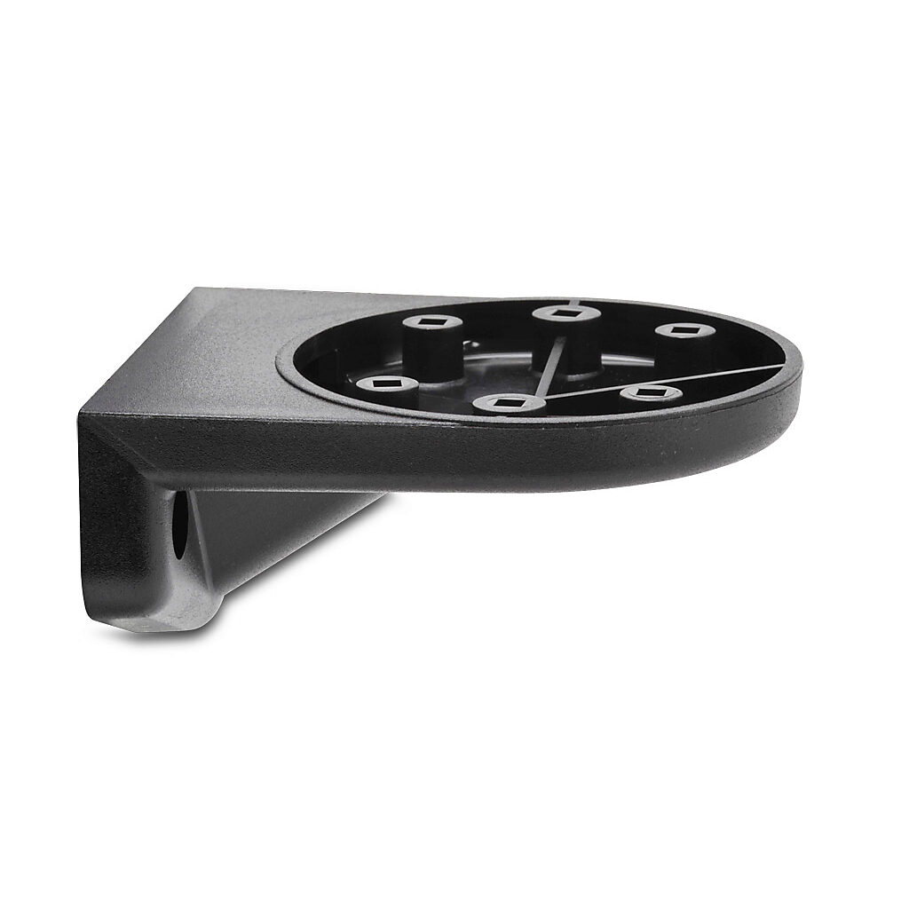 96000014 - WERMA mounting bracket, base mount, black, polyamide. For use with 50mm or 70mm terminal elements. Rubber seals included.