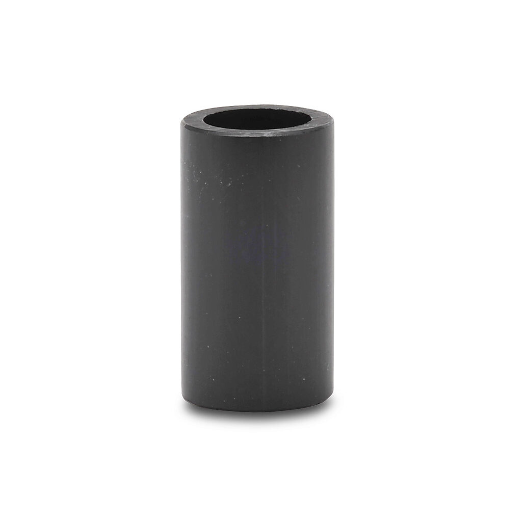 96000031 - WERMA mounting tube, 25mm diameter, 45mm length, black, polythylene. For use with 70mm terminal elements. Allows direct mounting of the 70mm terminal elements to the foldaway base (part # 96000030).