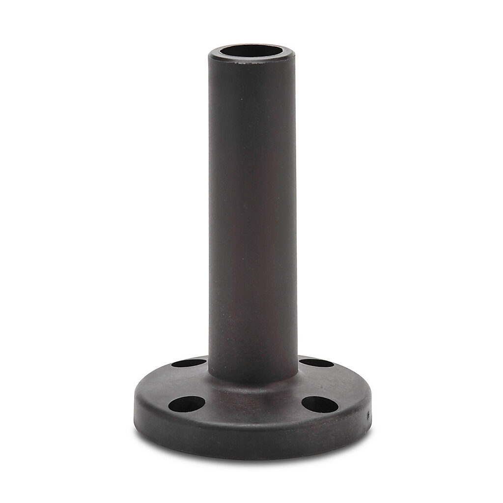 97584010 - WERMA mounting base, 25mm diameter, 110mm length, black, polyamide. For use with 70mm terminal elements. Rubber seal included.