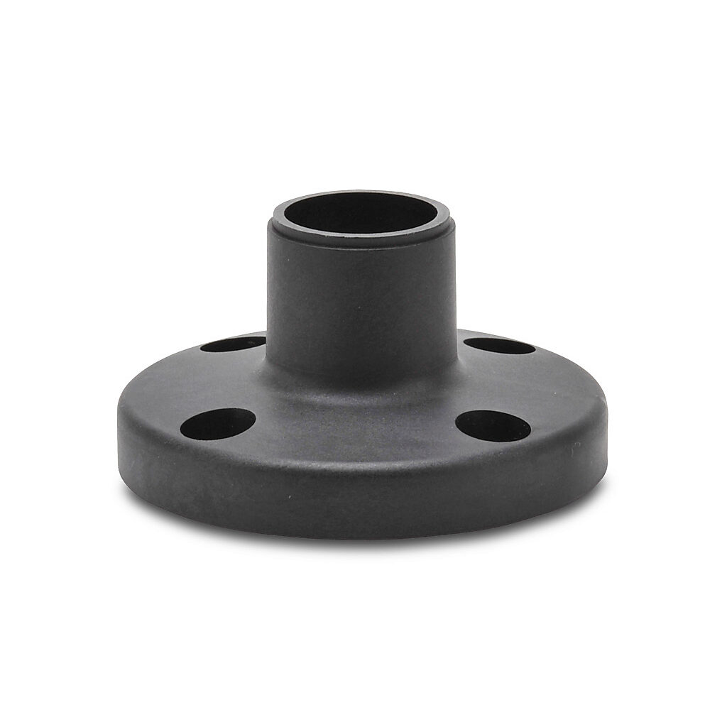 97584501 - WERMA mounting base, surface mount, black, polyamide. For use with 50mm terminal elements. Rubber seal included.