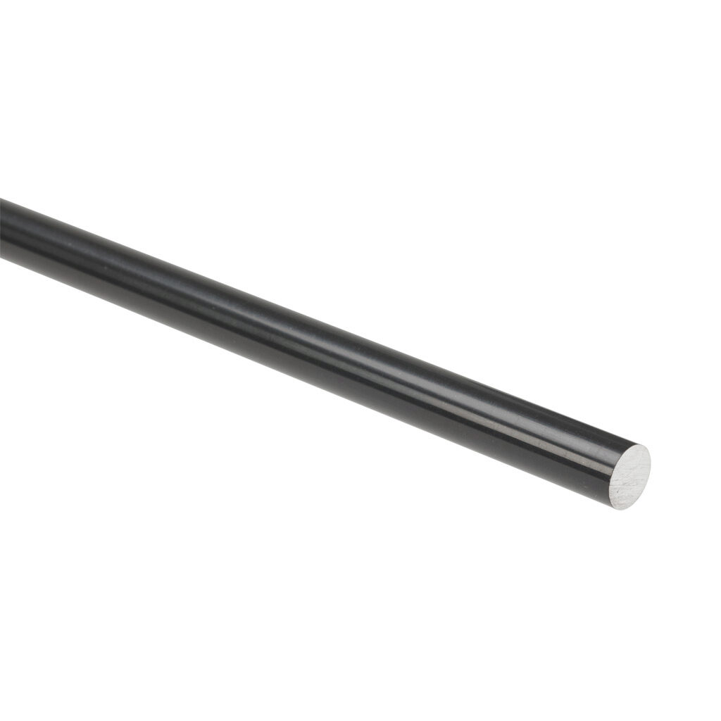 A-AWM-10-1000 - igus drylin R series round connecting shaft, 6060/6061 aluminum, 450-550 HV, hard-anodized aluminum, 10mm diameter, 1000mm length. For use with all ZLW series actuators.