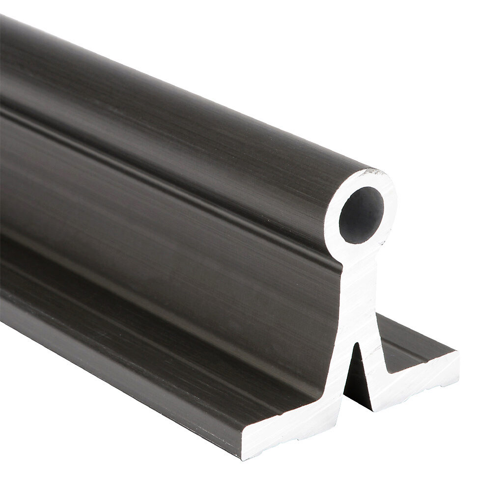 A-AWUI-08-250 - igus drylin R series supported shaft, 6060/6061 aluminum, 450-550 HV, hard-anodized aluminum, 1/2in diameter, 250mm length. For use with 1/2in drylin R series bearings.