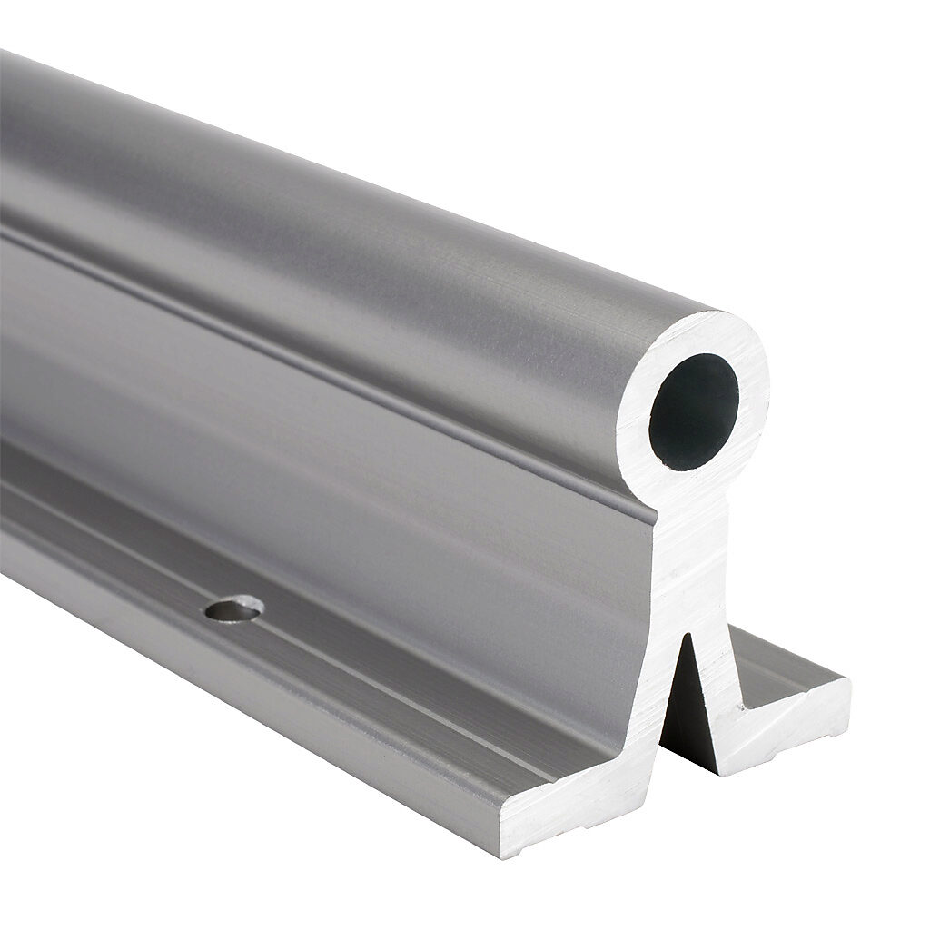 A-AWUI-12-250 - igus drylin R series supported shaft, 6060/6061 aluminum, 450-550 HV, hard-anodized aluminum, 3/4in diameter, 250mm length. For use with 3/4in drylin R series bearings.