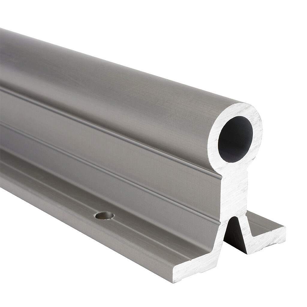 A-AWUI-16-250 - igus drylin R series supported shaft, 6060/6061 aluminum, 450-550 HV, hard-anodized aluminum, 1in diameter, 250mm length. For use with 1in drylin R series bearings.