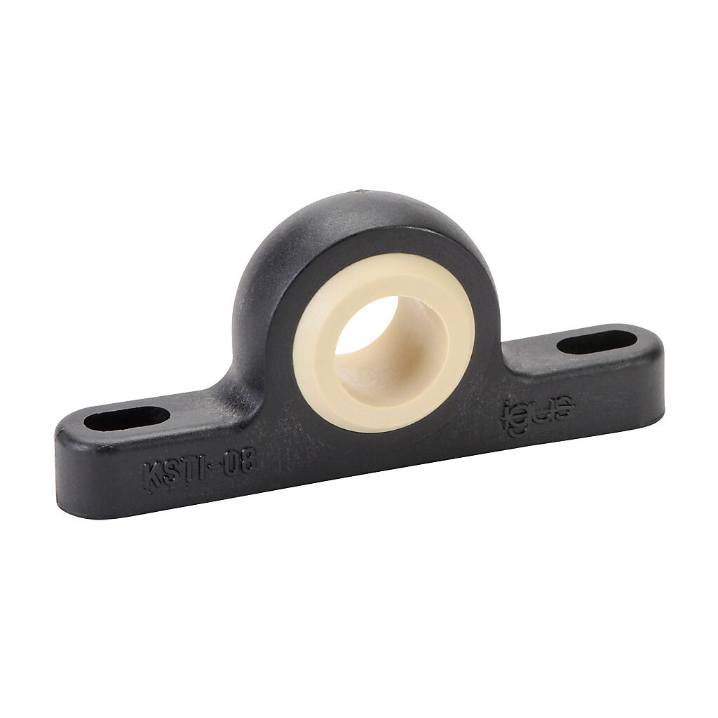 A-KSTI-08 - igus igubal K series pillow block mounted spherical bearing, type L280 polymer, 1/2in inside diameter, igumid G polymer housing, self-aligning. Package of 2.