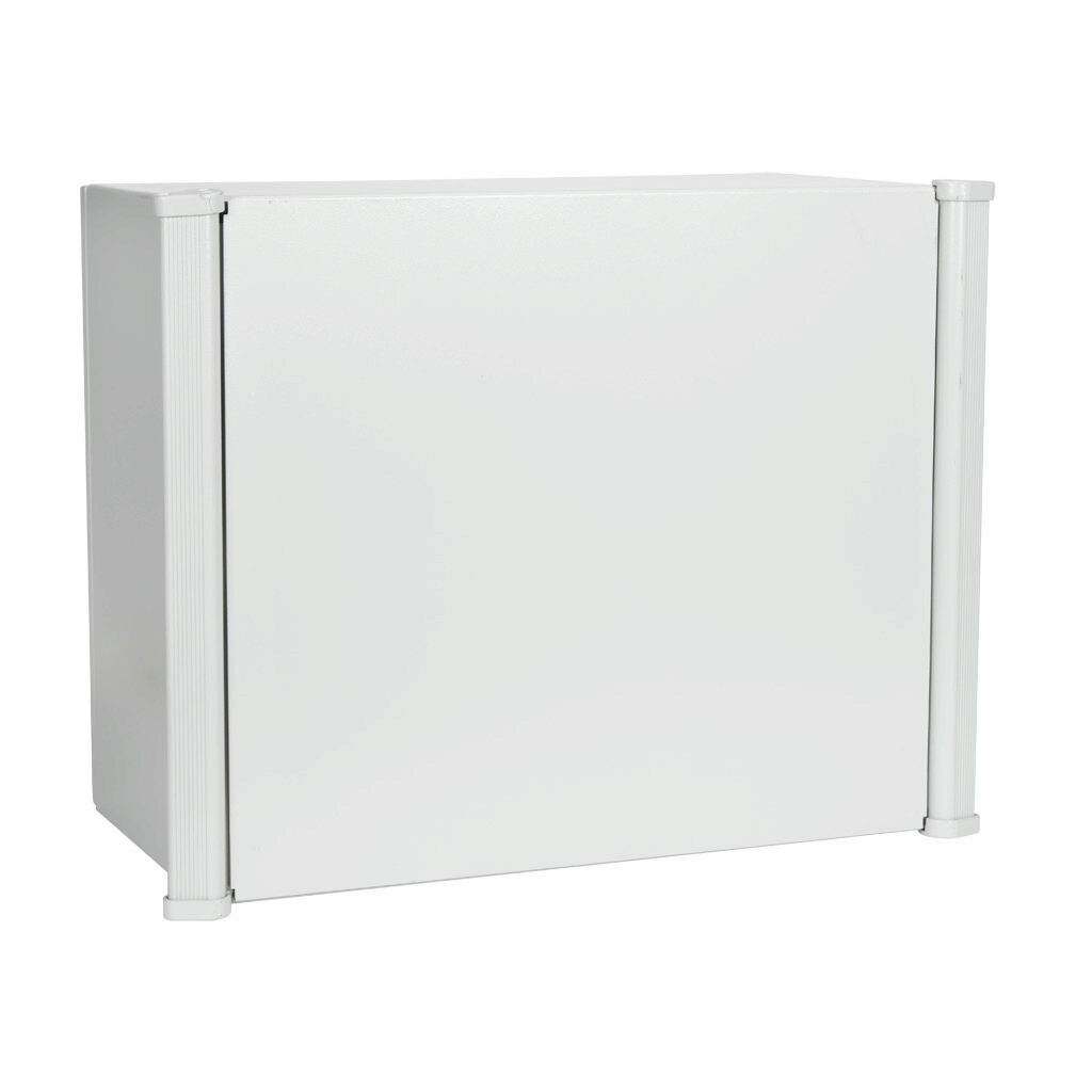 ACE20208LG - Hammond Aluminum Command series HMI Enclosure, NEMA 12/13, 20 x 20 x 8in (HxWxD), suspension mount, aluminum, RAL 7035 light gray, powder coat finish, single-door, 1/4-turn semi-flush.