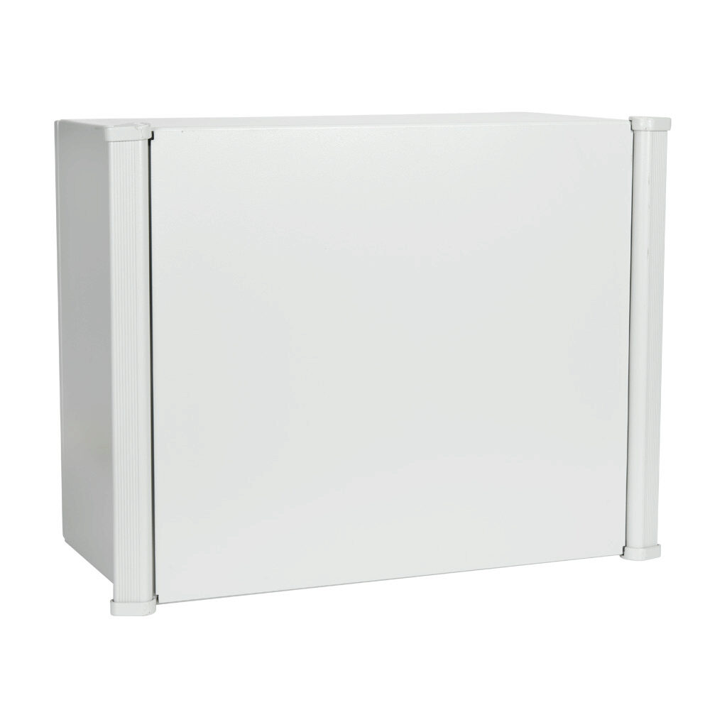 ACE202412LG - Hammond Aluminum Command series HMI Enclosure, NEMA 12/13, 20 x 24 x 12in (HxWxD), suspension mount, aluminum, RAL 7035 light gray, powder coat finish, single-door, 1/4-turn semi-flush.
