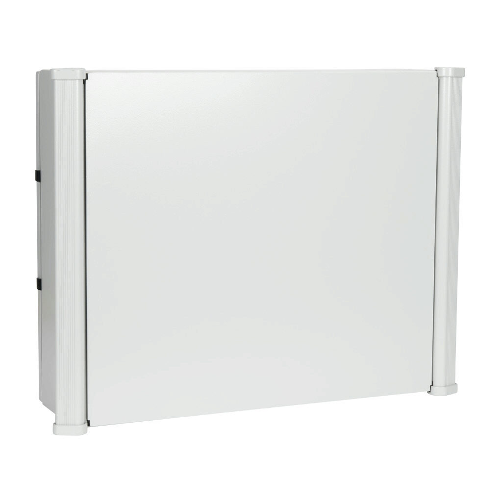 ACE20246LG - Hammond Aluminum Command series HMI Enclosure, NEMA 12/13, 20 x 24 x 6in (HxWxD), suspension mount, aluminum, RAL 7035 light gray, powder coat finish, single-door, 1/4-turn semi-flush.