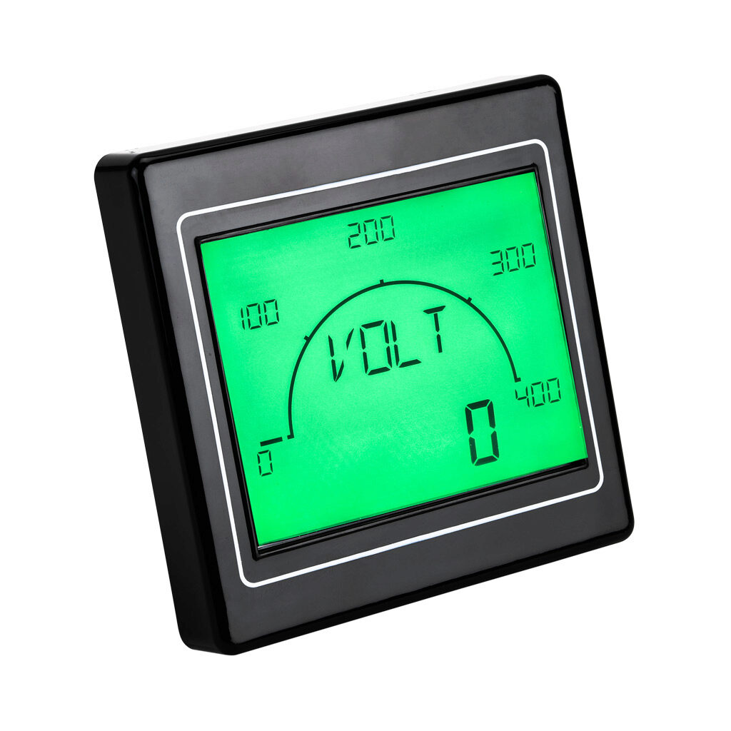 ADM200-LP-CS - Trumeter ADM200 advanced graphical multi-function meter, current, voltage or frequency input, 4in positive backlit LCD configurable to multiple RGB colors, (1) current and (2) discrete outputs, 12-24 VAC/VDC operating voltage, Modbu...