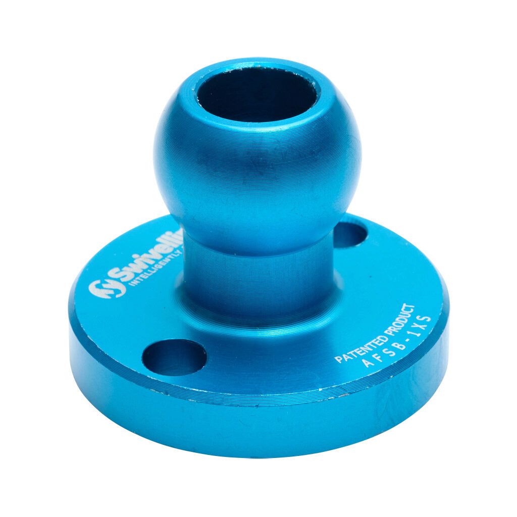 AFSB-1XS - Swivellink XS series imperial ball base, round.