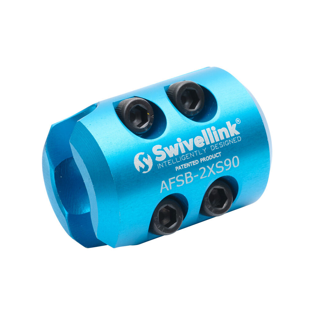 AFSB-2XS90 - Swivellink XS series imperial tee knuckle.